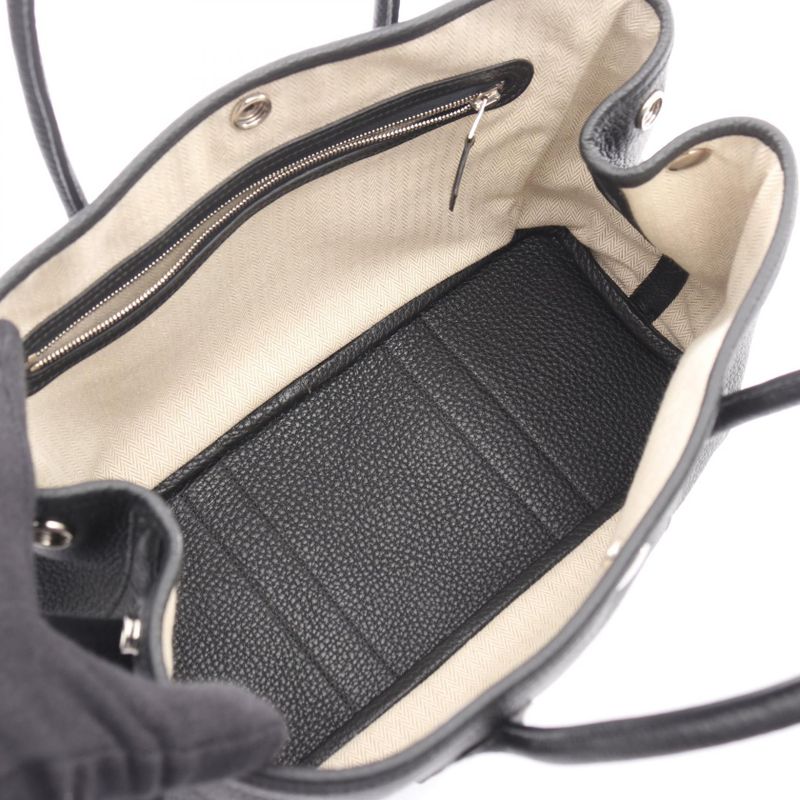 Hermes Tote Bag Garden Party TPM 051568ck Black Other Garden Party TPM Black