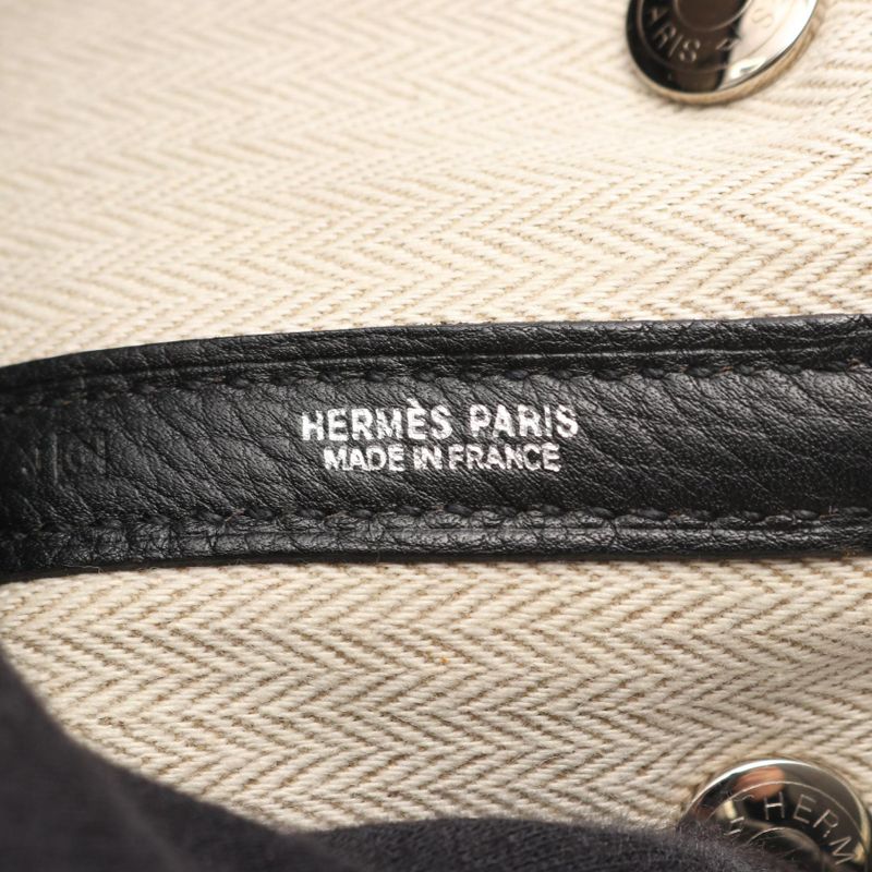 Hermes Tote Bag Garden Party TPM 051568ck Black Other Garden Party TPM Black