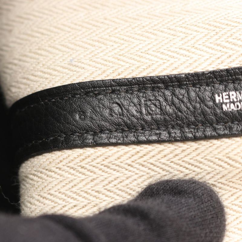 Hermes Tote Bag Garden Party TPM 051568ck Black Other Garden Party TPM Black