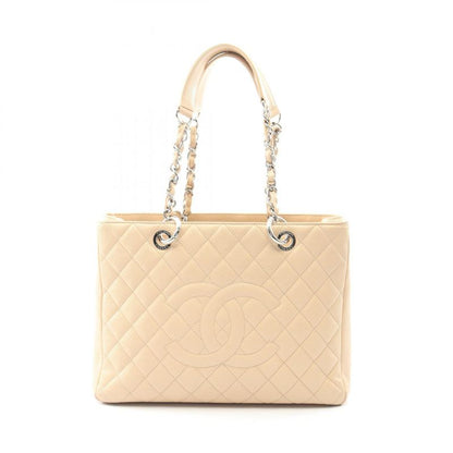 Chanel Tote Bag Matelasse Grand Shopping GST Cream Caviar Skin (grained Calf)