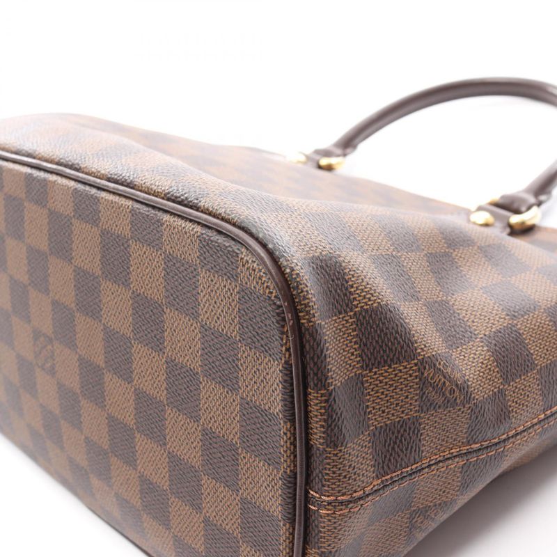 Louis Vuitton Tote Bag Saleya PM Damier Ebene N51183 PVC Coated Canvas Leather