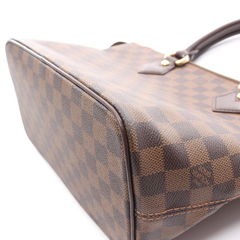 Louis Vuitton Tote Bag Saleya PM Damier Ebene N51183 PVC Coated Canvas Leather