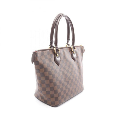 Louis Vuitton Tote Bag Saleya PM Damier Ebene N51183 PVC Coated Canvas Leather