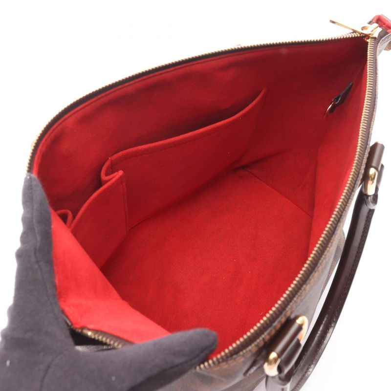 Louis Vuitton Tote Bag Saleya PM Damier Ebene N51183 PVC Coated Canvas Leather