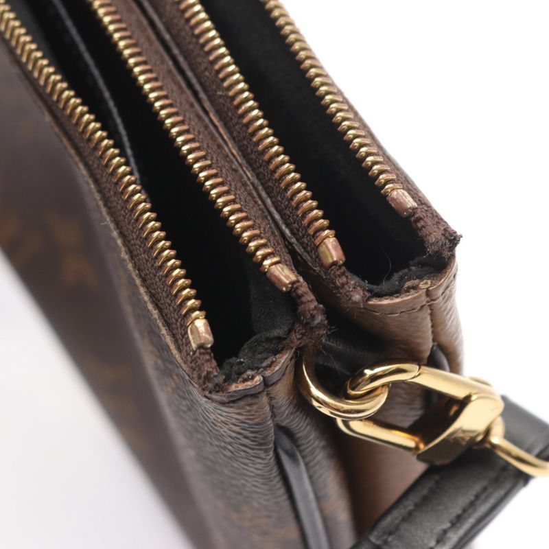 Louis Vuitton Shoulder Bag Pochette Double Zip Monogram Giant Reverse M69203