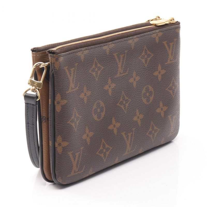 Louis Vuitton Shoulder Bag Pochette Double Zip Monogram Giant Reverse M69203