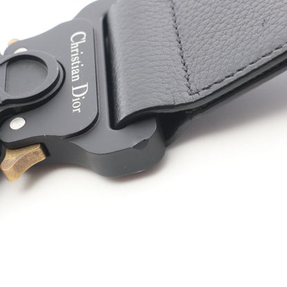 Dior Waist Bag Body Bag Saddle Oblique Jacquard Navy Canvas Leather Oblique