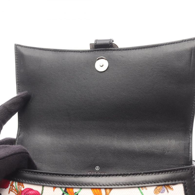 Gucci Handbag Gucci × Balenciaga Hacker Project Flora Hour Glass White Black