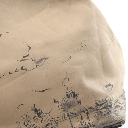 Dior Toujours Oblique Large Beige Dark Brown Canvas Leather Toujours Oblique