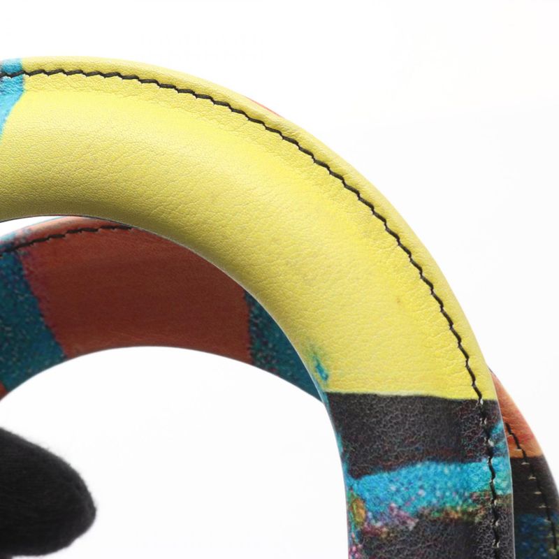 Dior Handbag Lady Dior Small Christian Dior × Chris Martin Multi Leather Lady