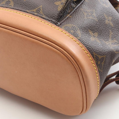 Louis Vuitton Rucksack Sac Backpack Mini Montsouris M51137 PVC Coated Canvas