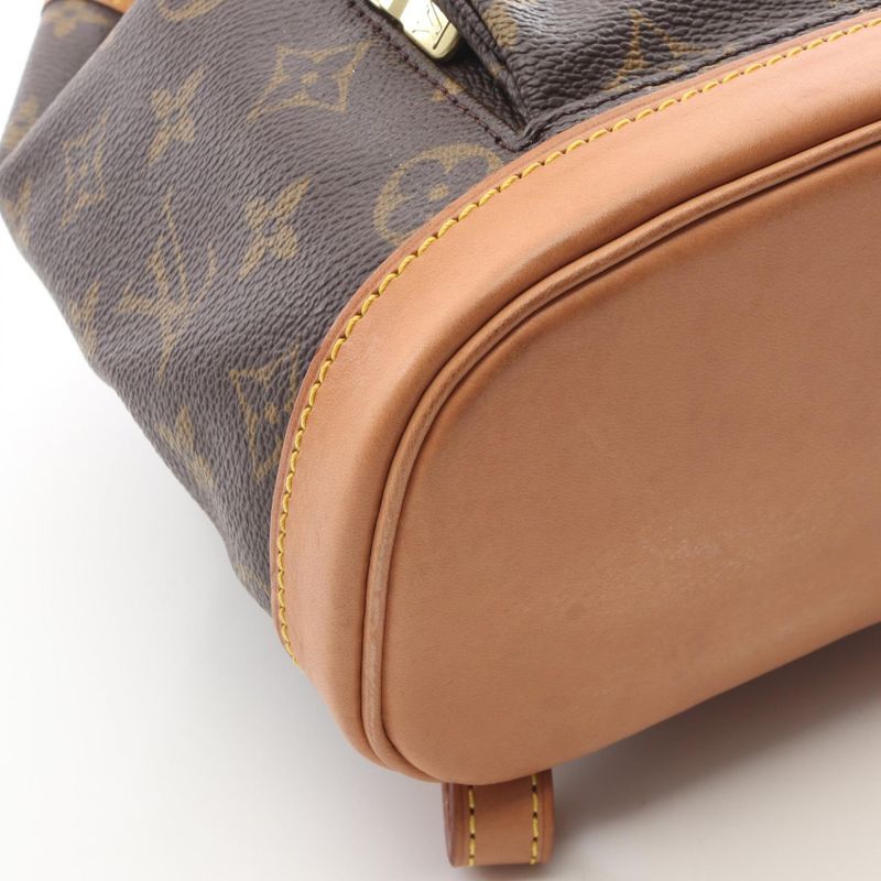 Louis Vuitton Rucksack Sac Backpack Mini Montsouris M51137 PVC Coated Canvas