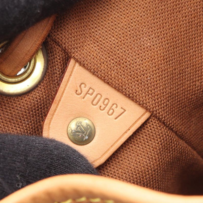 Louis Vuitton Rucksack Sac Backpack Mini Montsouris M51137 PVC Coated Canvas