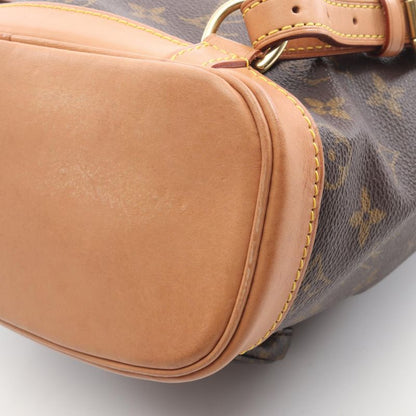 Louis Vuitton Rucksack Sac Backpack Mini Montsouris M51137 PVC Coated Canvas