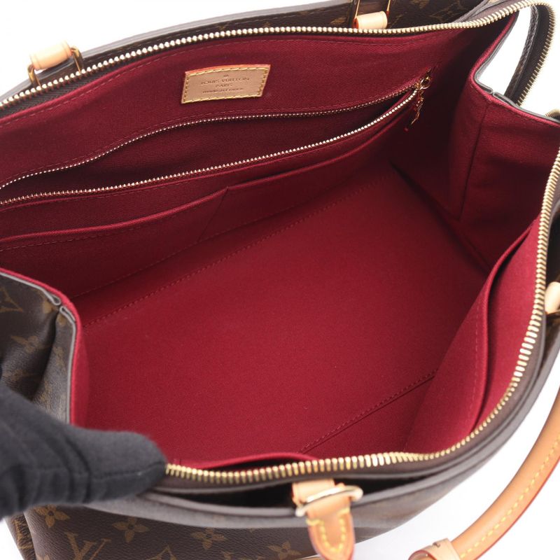 Louis Vuitton Handbag Grand Palais MM M45898 PVC Coated Canvas Leather Grand