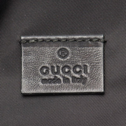 Gucci Waist Bag Body Bag Guccissima Sherry Line 246409 Black Leather Guccissima