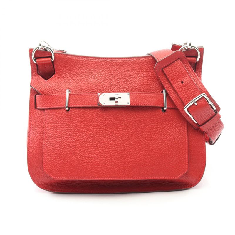 Hermes Shoulder Bag Gypsière 31 Rouge Cazac Leather Gypsière 31 Rouge Cazac