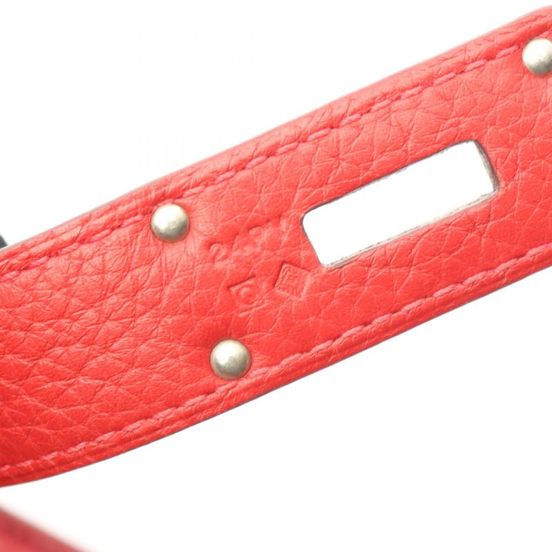 Hermes Shoulder Bag Gypsière 31 Rouge Cazac Leather Gypsière 31 Rouge Cazac