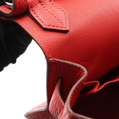 Hermes Shoulder Bag Gypsière 31 Rouge Cazac Leather Gypsière 31 Rouge Cazac