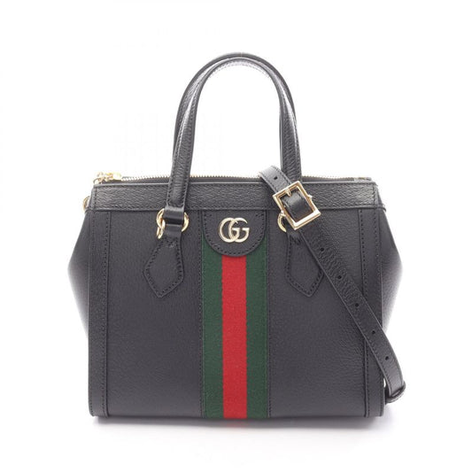 Gucci Handbag Ophidia 719882 Black Leather Ophidia Small 2way Tote Bag Women's