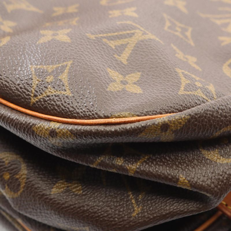 Louis Vuitton Shoulder Bag Saumur 35 M42254 PVC Coated Canvas Leather Saumur 35