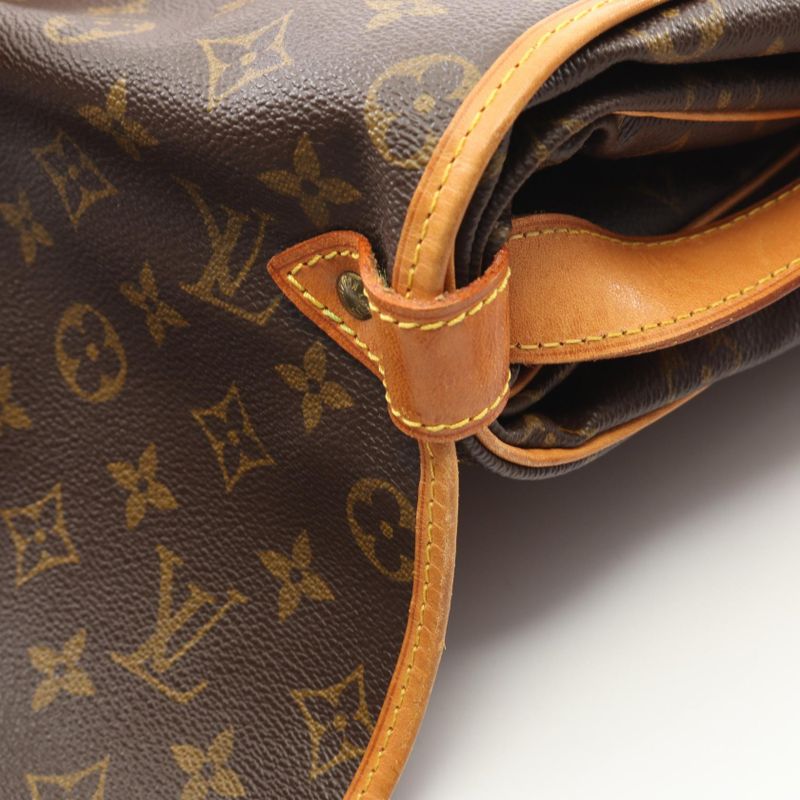 Louis Vuitton Shoulder Bag Saumur 35 M42254 PVC Coated Canvas Leather Saumur 35