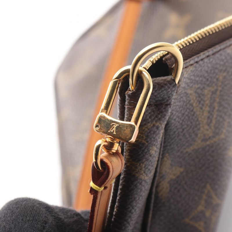 Louis Vuitton Handbag Pochette Accessories M51980 PVC Coated Canvas Leather