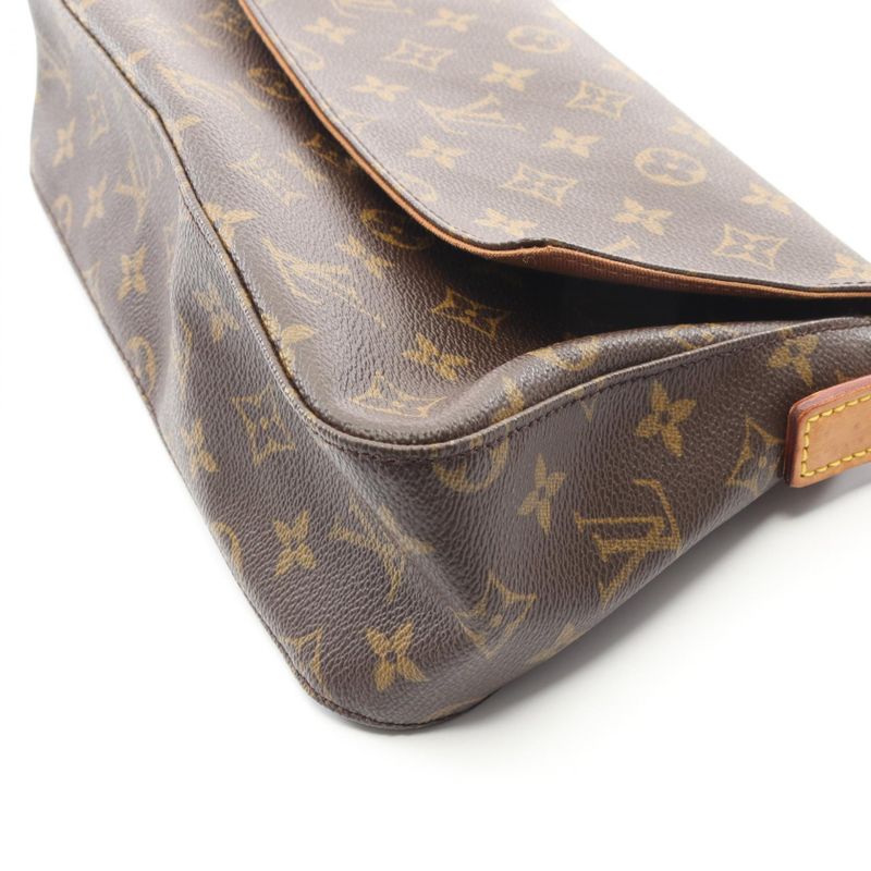 Louis Vuitton Handbag Mini Looping M51147 PVC Coated Canvas Leather Mini