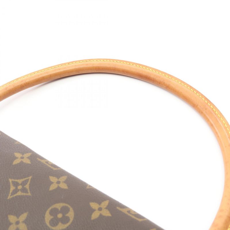 Louis Vuitton Handbag Mini Looping M51147 PVC Coated Canvas Leather Mini