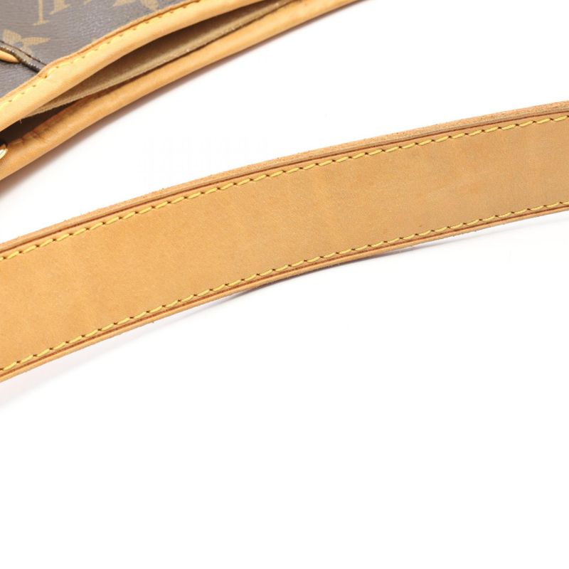 Louis Vuitton Shoulder Bag Galliera PM M56382 PVC Coated Canvas Leather