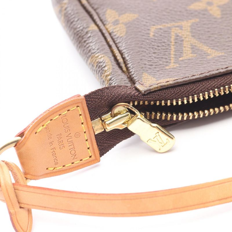 Louis Vuitton Handbag Pochette Accessories M51980 PVC Coated Canvas Leather