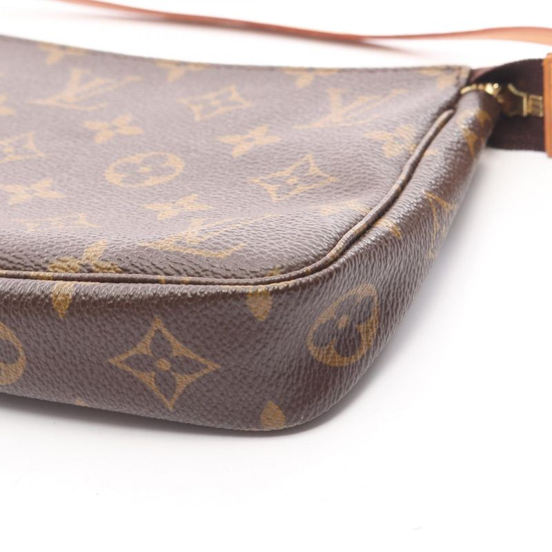Louis Vuitton Handbag Pochette Accessories M51980 PVC Coated Canvas Leather