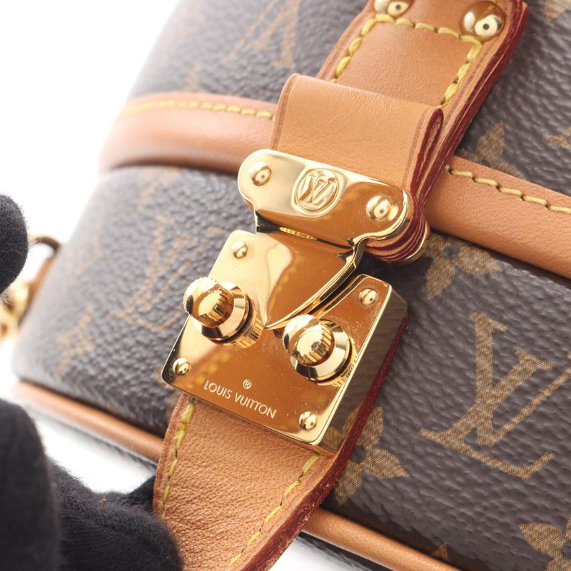 Louis Vuitton Handbag Petite Boite Chapeau M43514 PVC Coated Canvas Leather