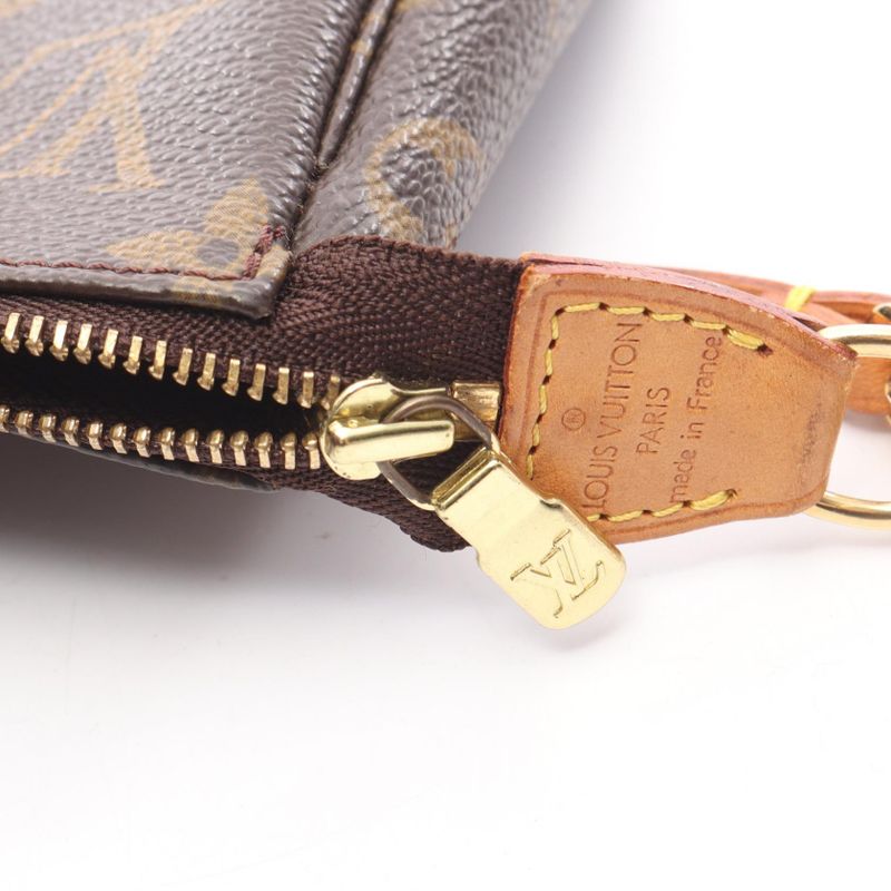 Louis Vuitton Handbag Pochette Accessories M51980 PVC Coated Canvas Leather