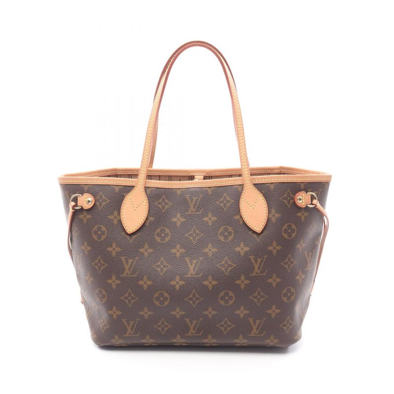 Louis Vuitton Tote Bag Neverfull PM M40155 PVC Coated Canvas Leather Neverfull