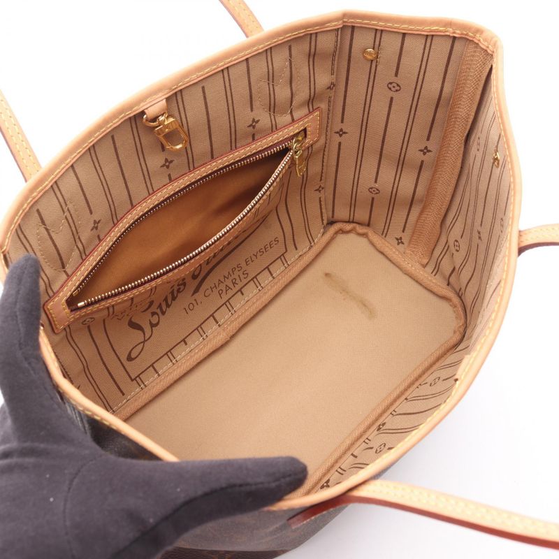 Louis Vuitton Tote Bag Neverfull PM M40155 PVC Coated Canvas Leather Neverfull