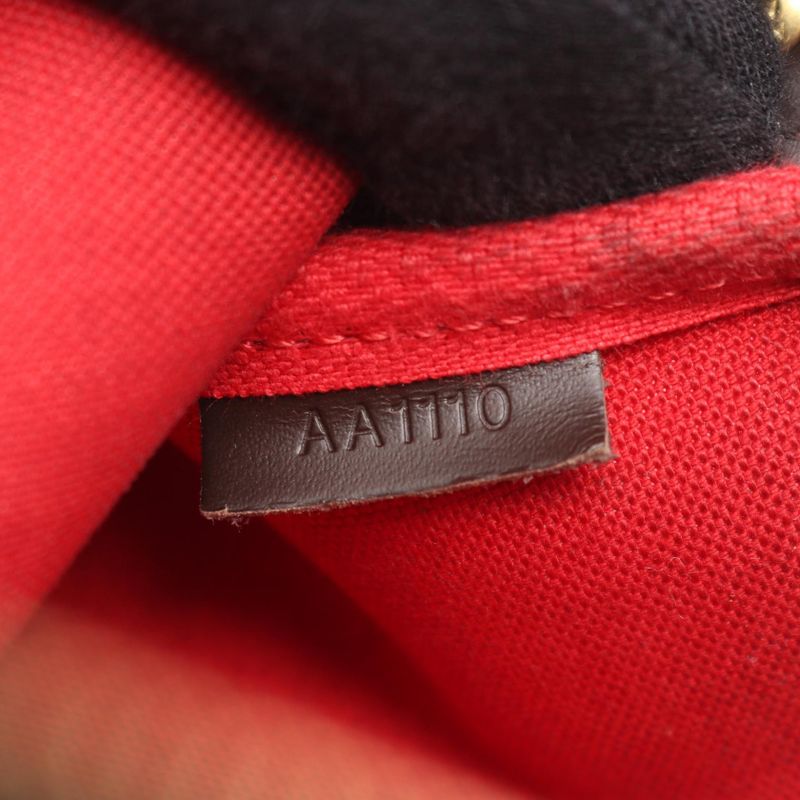 Louis Vuitton Handbag Eva N55213 PVC Coated Canvas Leather Eva Women's Used B