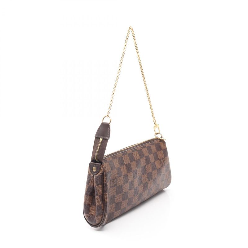 Louis Vuitton Handbag Eva N55213 PVC Coated Canvas Leather Eva Women's Used B