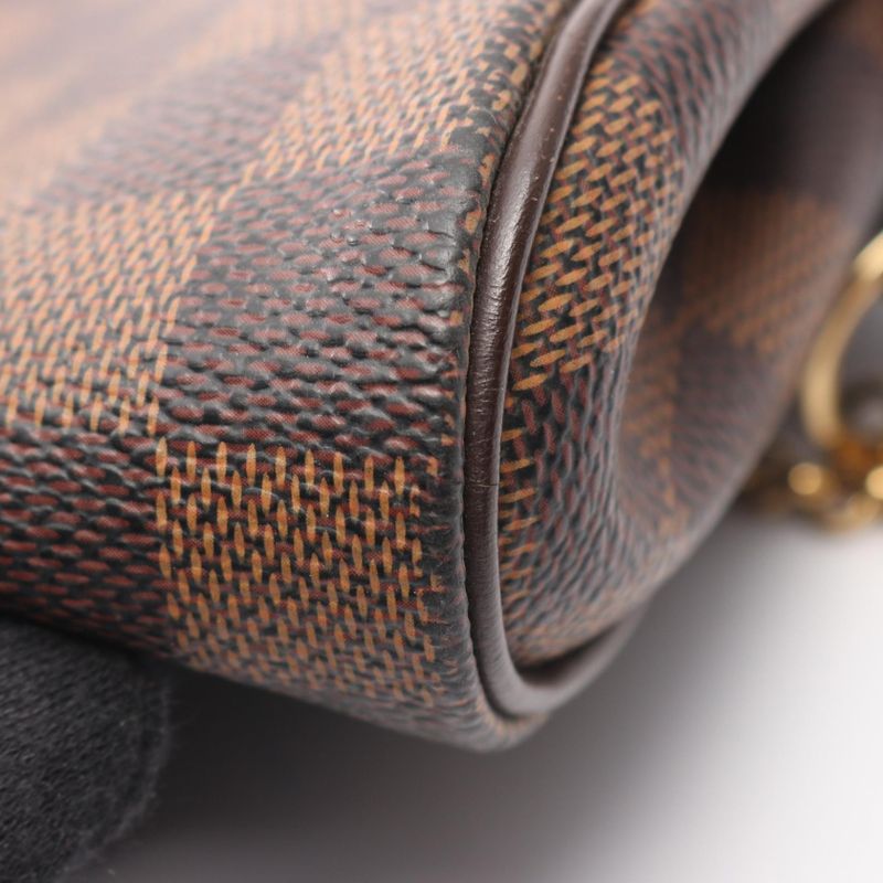 Louis Vuitton Handbag Eva N55213 PVC Coated Canvas Leather Eva Women's Used B