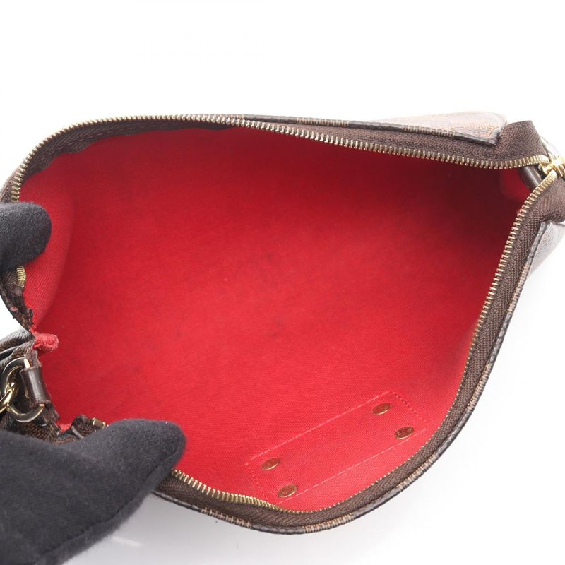 Louis Vuitton Handbag Eva N55213 PVC Coated Canvas Leather Eva Women's Used B