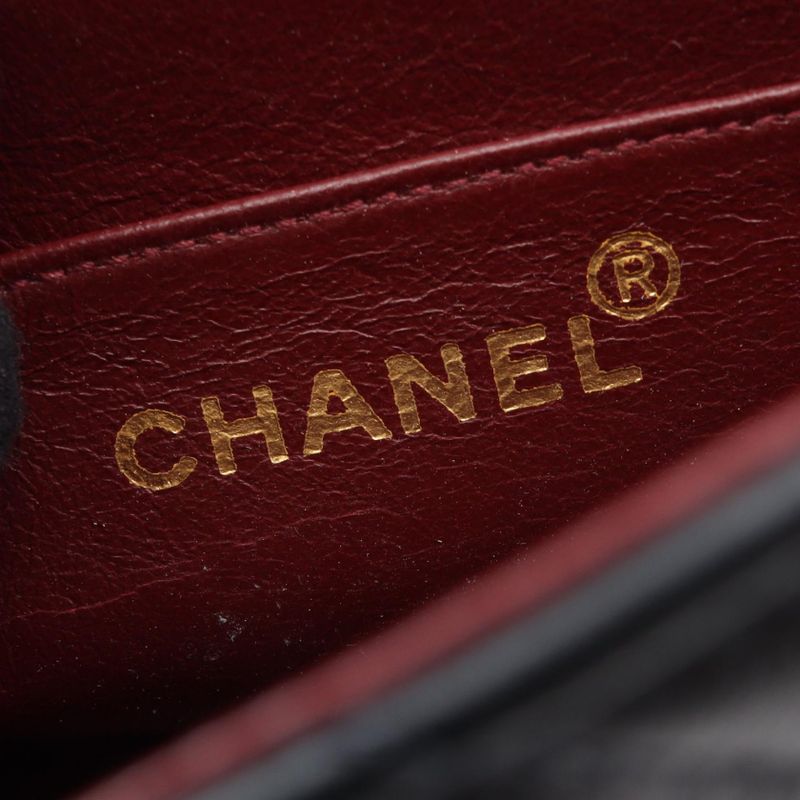 Chanel Shoulder Bag Matelasse Diana Flap A01165 Black Lambskin (sheep Leather)