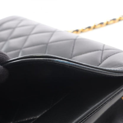 Chanel Shoulder Bag Matelasse Diana Flap A01165 Black Lambskin (sheep Leather)
