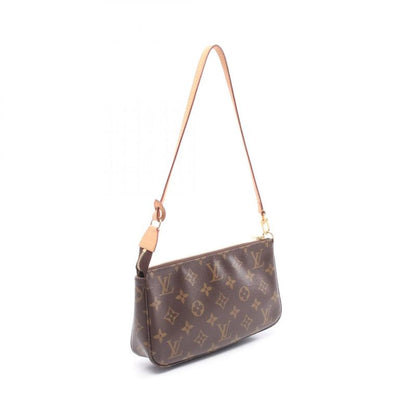 Louis Vuitton Handbag Pochette Accessory M40712 PVC Coated Canvas Leather