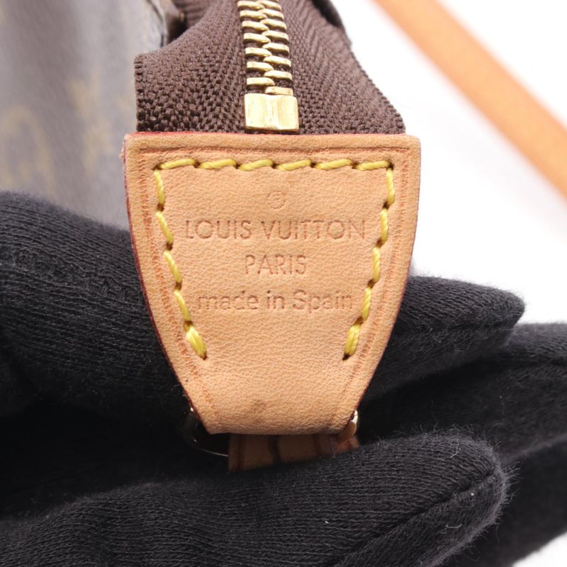 Louis Vuitton Handbag Pochette Accessory M40712 PVC Coated Canvas Leather