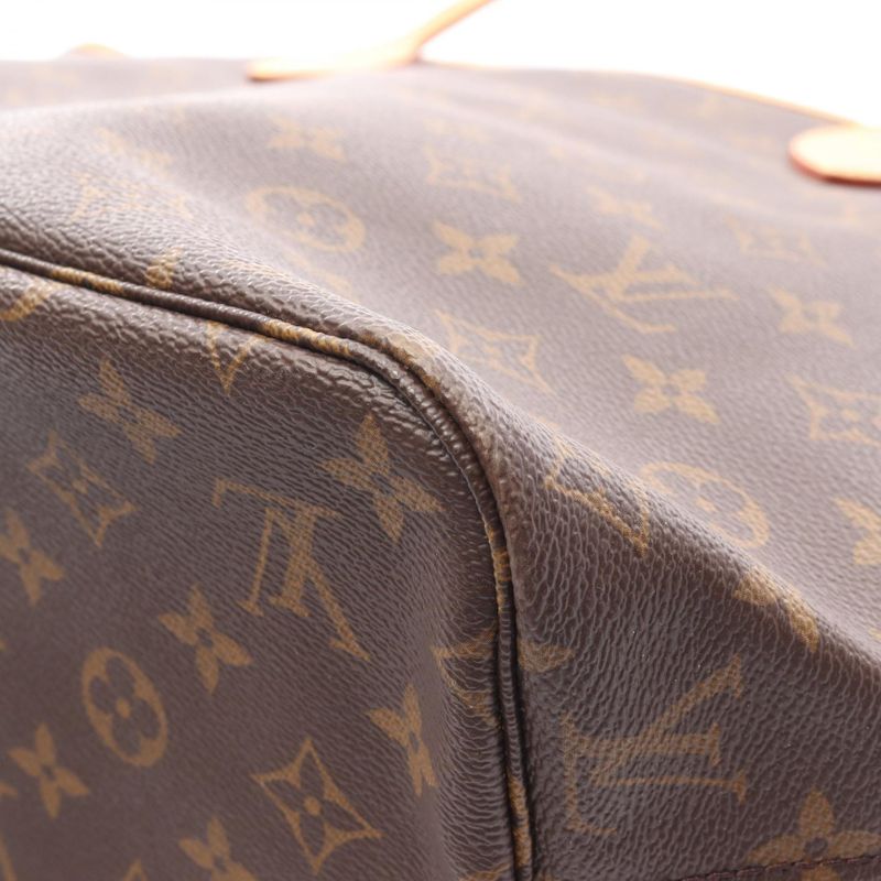 Louis Vuitton Tote Bag Neverfull MM M40156 PVC Coated Canvas Leather Neverfull