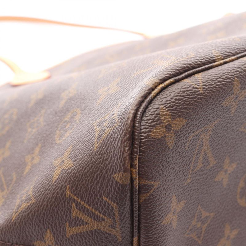 Louis Vuitton Tote Bag Neverfull MM M40156 PVC Coated Canvas Leather Neverfull