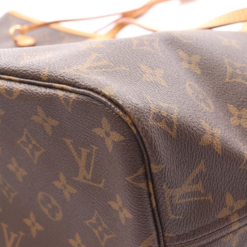 Louis Vuitton Tote Bag Neverfull MM M40156 PVC Coated Canvas Leather Neverfull