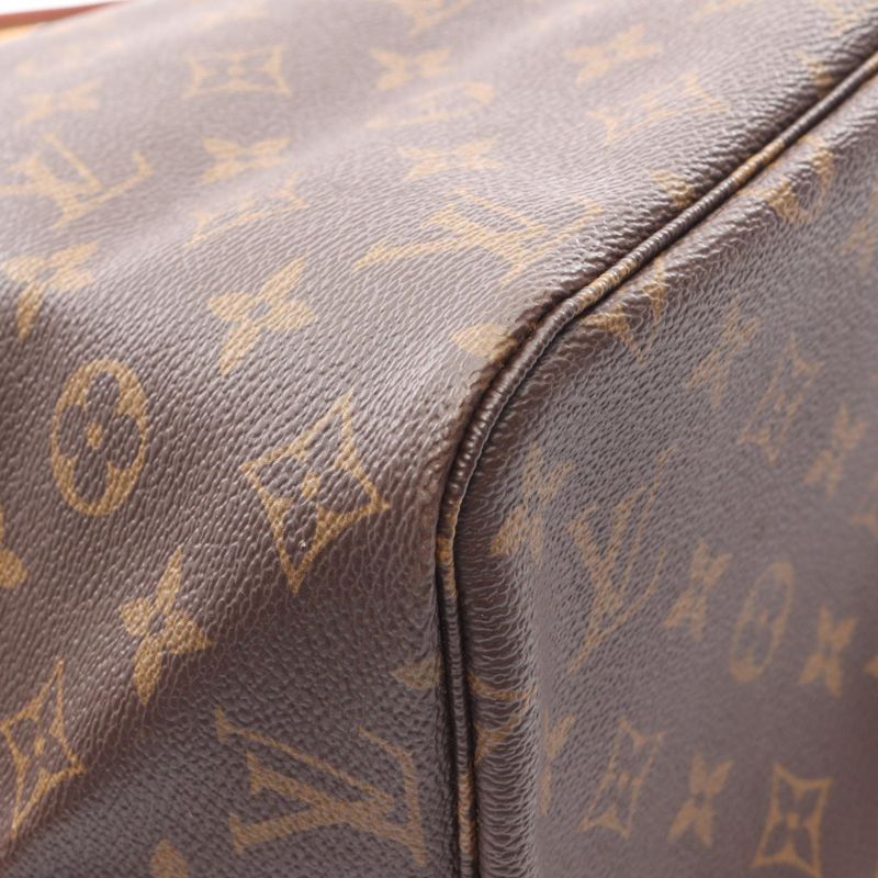 Louis Vuitton Tote Bag Neverfull MM M40156 PVC Coated Canvas Leather Neverfull