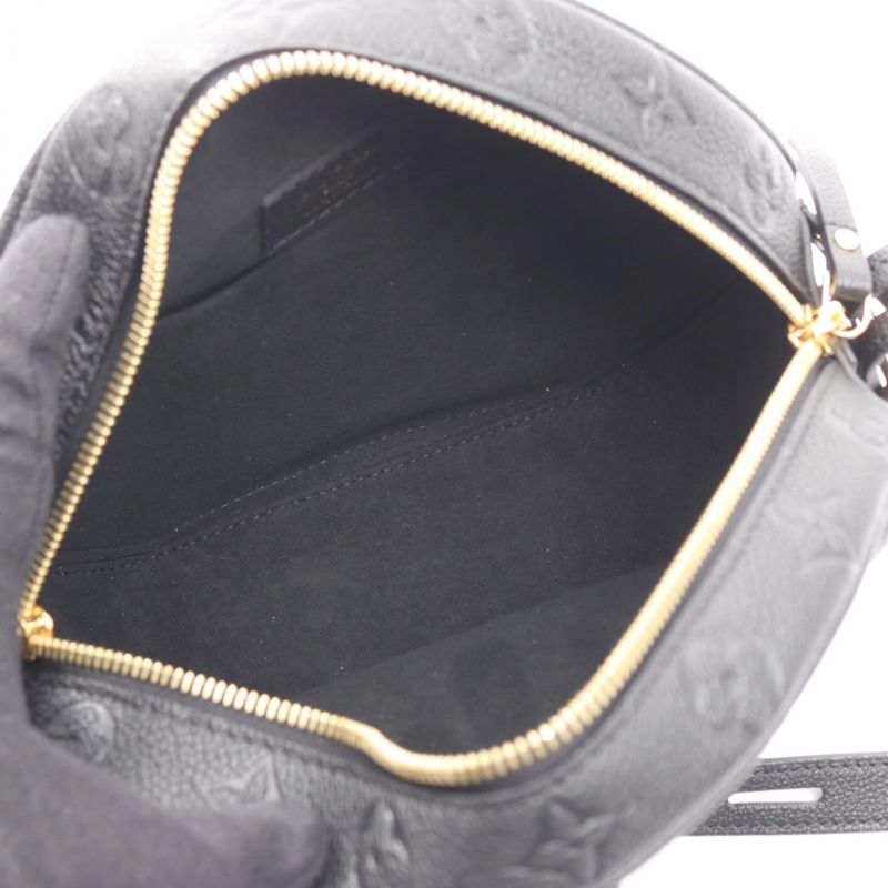 Louis Vuitton Shoulder Bag Boite Chapeau Souples MM M45649 Noir Black Leather