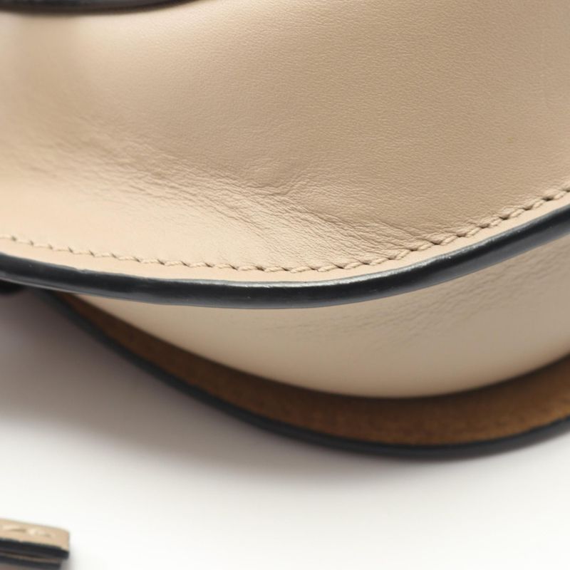Loewe Shoulder Bag Gate Dual Bag Mini A650n46x13 Greige Leather Gate Dual Mini